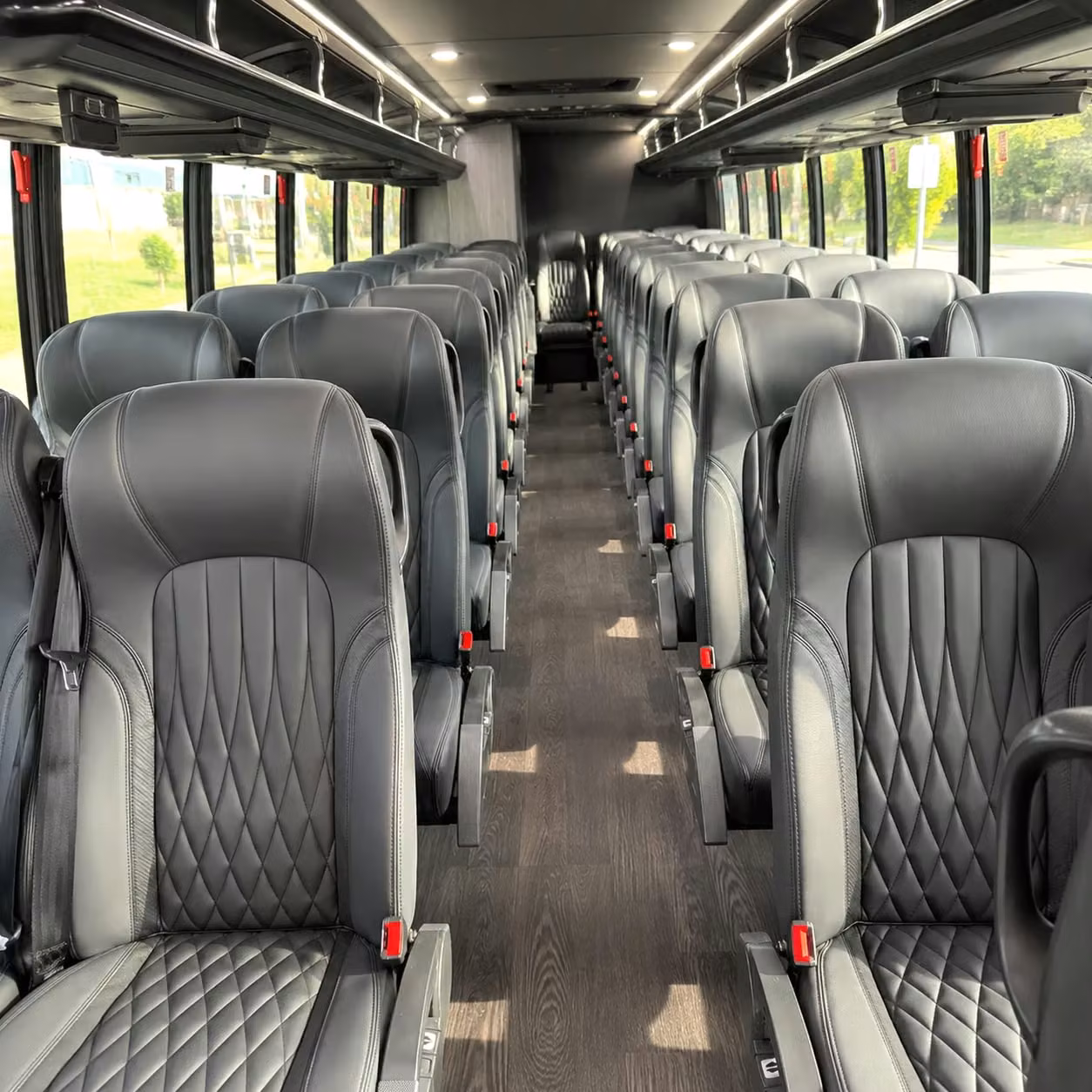25 passenger minibus interior