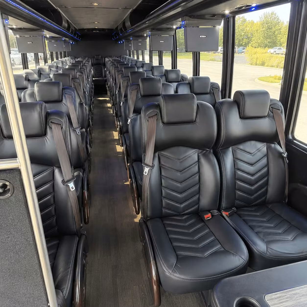 30 passenger minibus inside