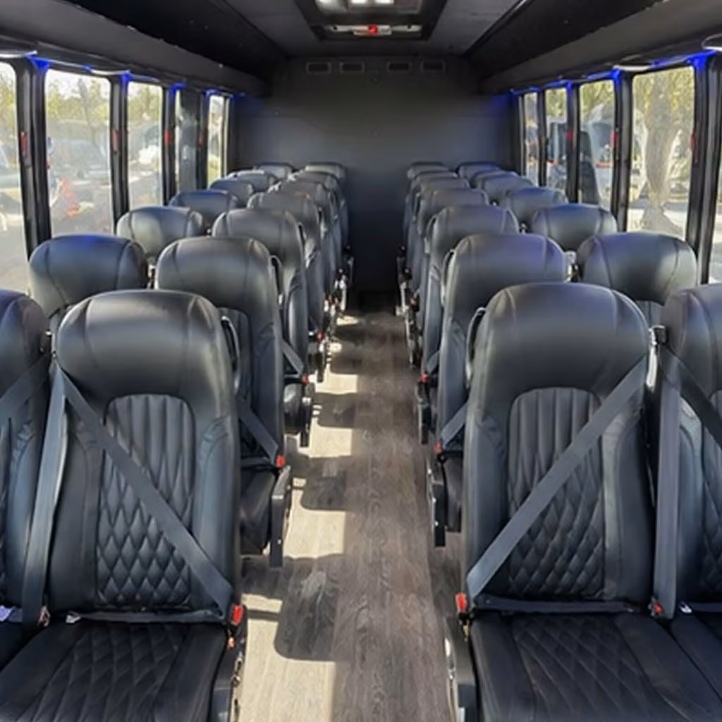 30 passenger minibus interior