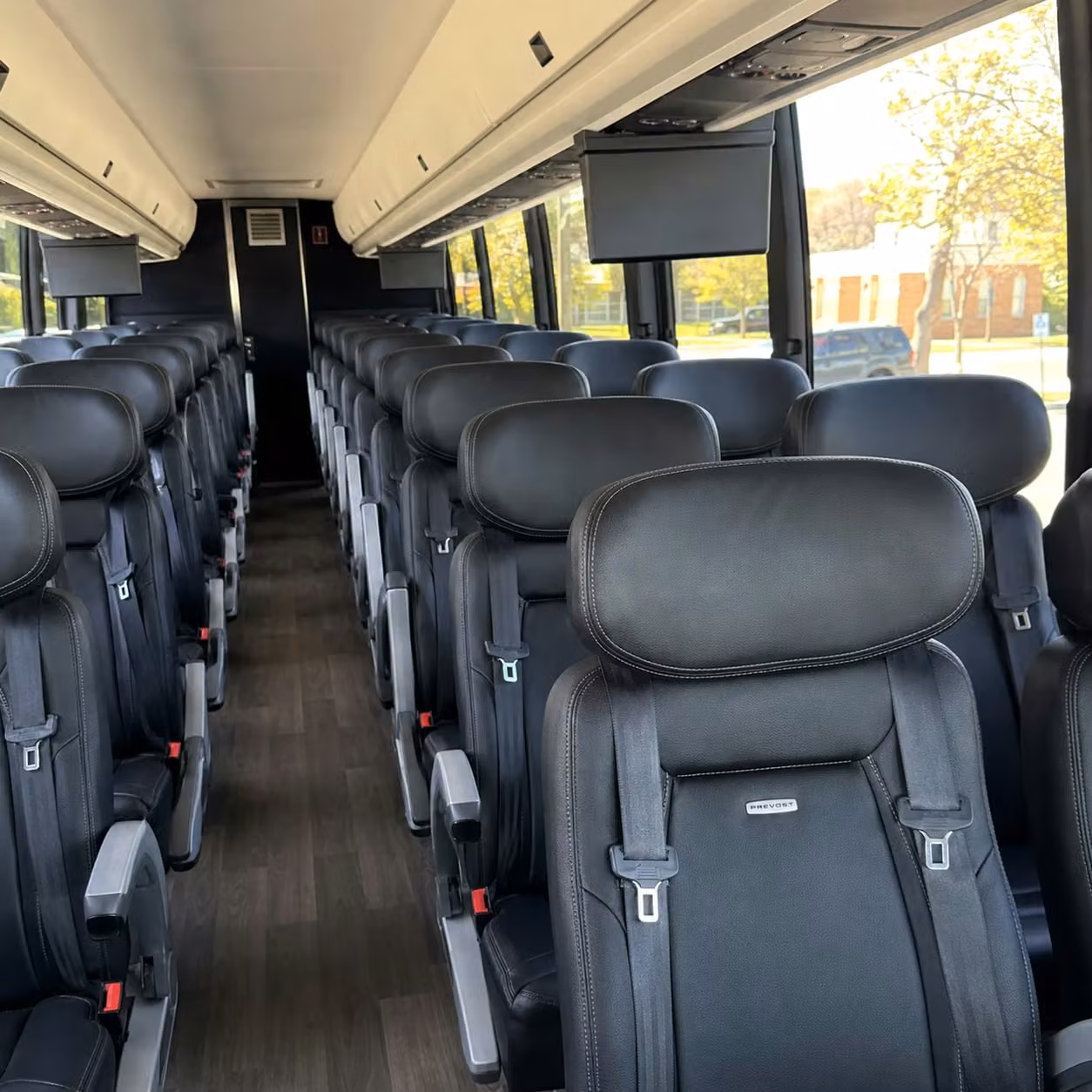 hesperia charter bus interior